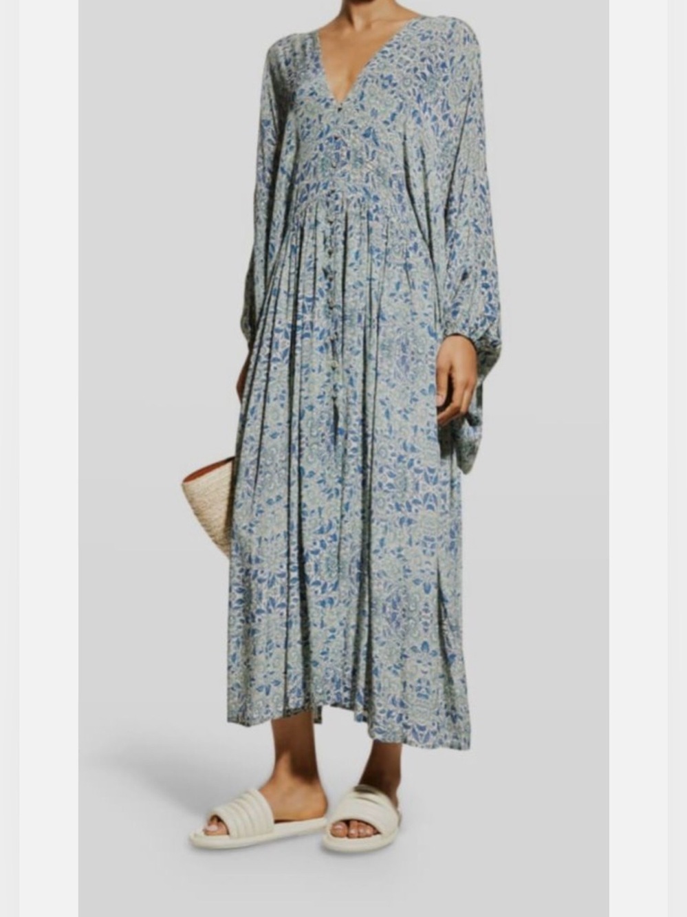 Carolina K Michelle Kaftan Dress XS